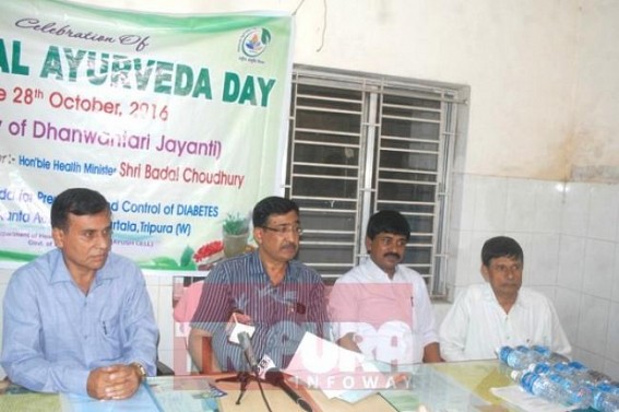 Tripura to celebrate National Ayurveda Day 